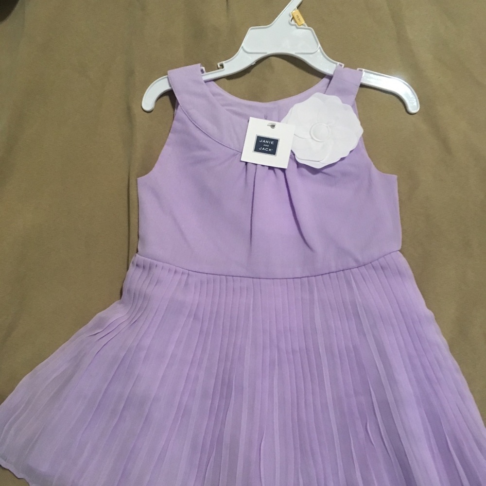 Janie and Jack purple dress NWT